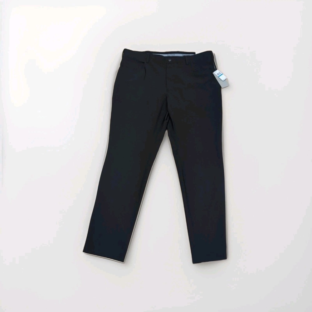 PGA Tour Men's Easy Play Pull-on Golf Pants, Style# PVBSE0X6DS, Sz XL/32, Black